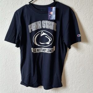 Youth XL Penn State Nittany Lions CHAMPION Navy Blue T-Shirt NWT